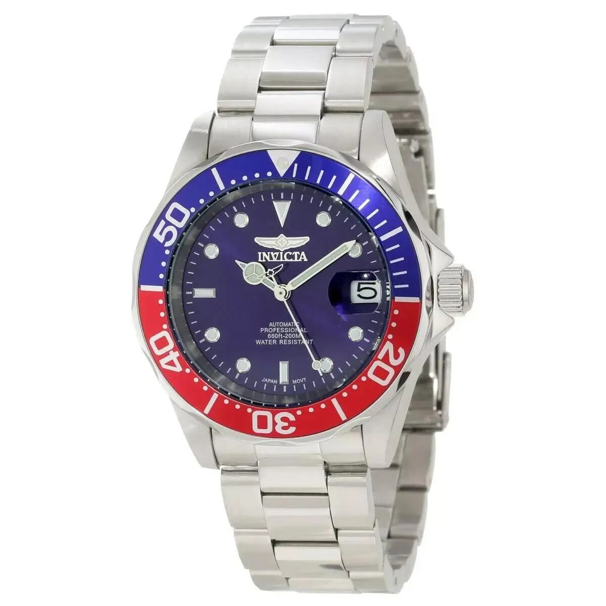 Invicta Pro Diver Blue Dial Pepsi Bezel Automatic NH35A.Men`s Watch-5053