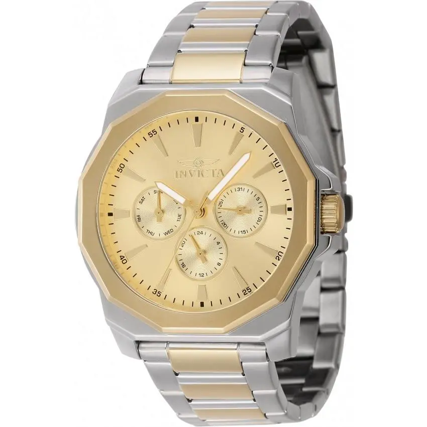 Invicta Men`s 46846 Speedway Quartz Chronograph Gold Dial Watch