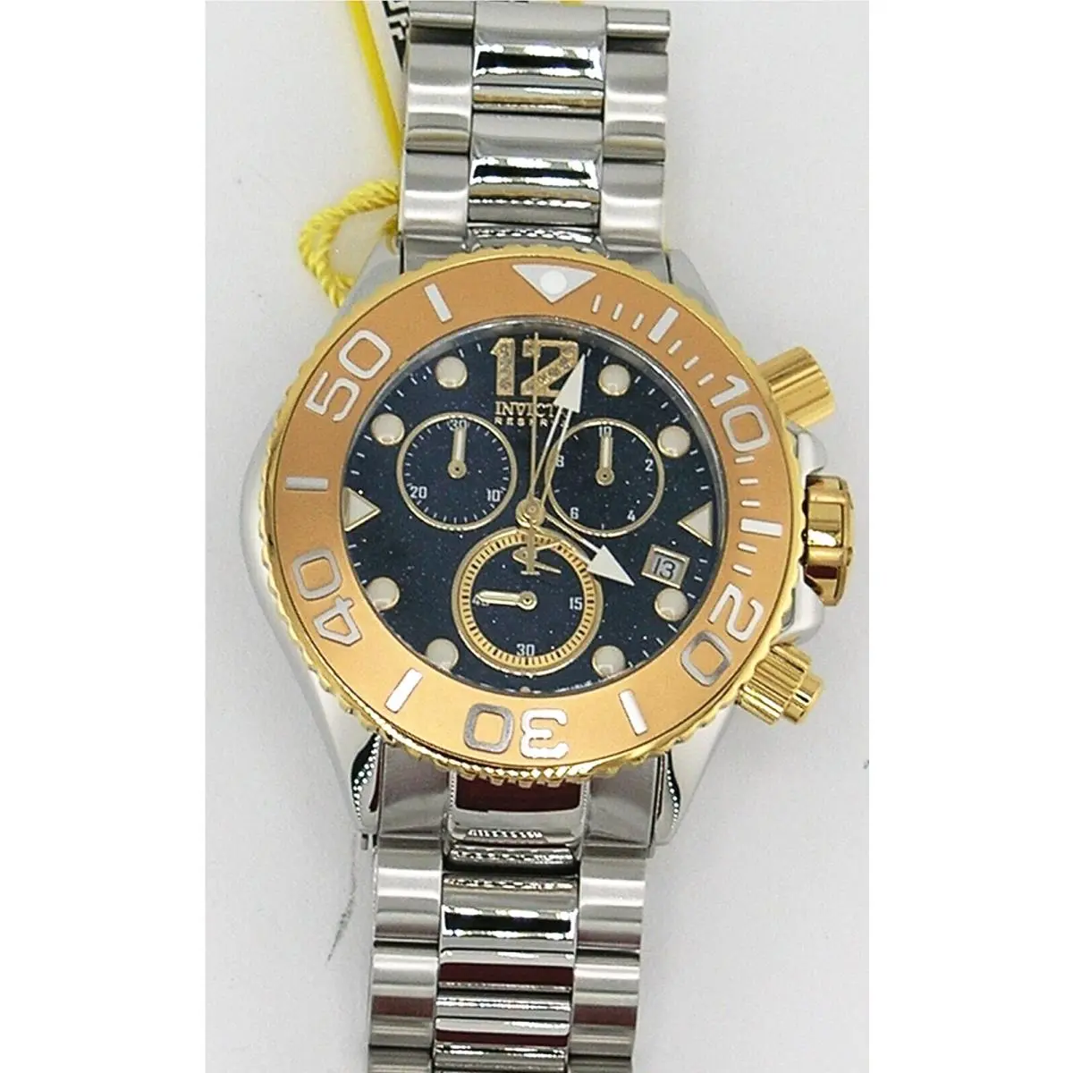 Invicta Reserve 45367 Grand Diver Swiss Chronograph Watch Blue Sapphire 52MM