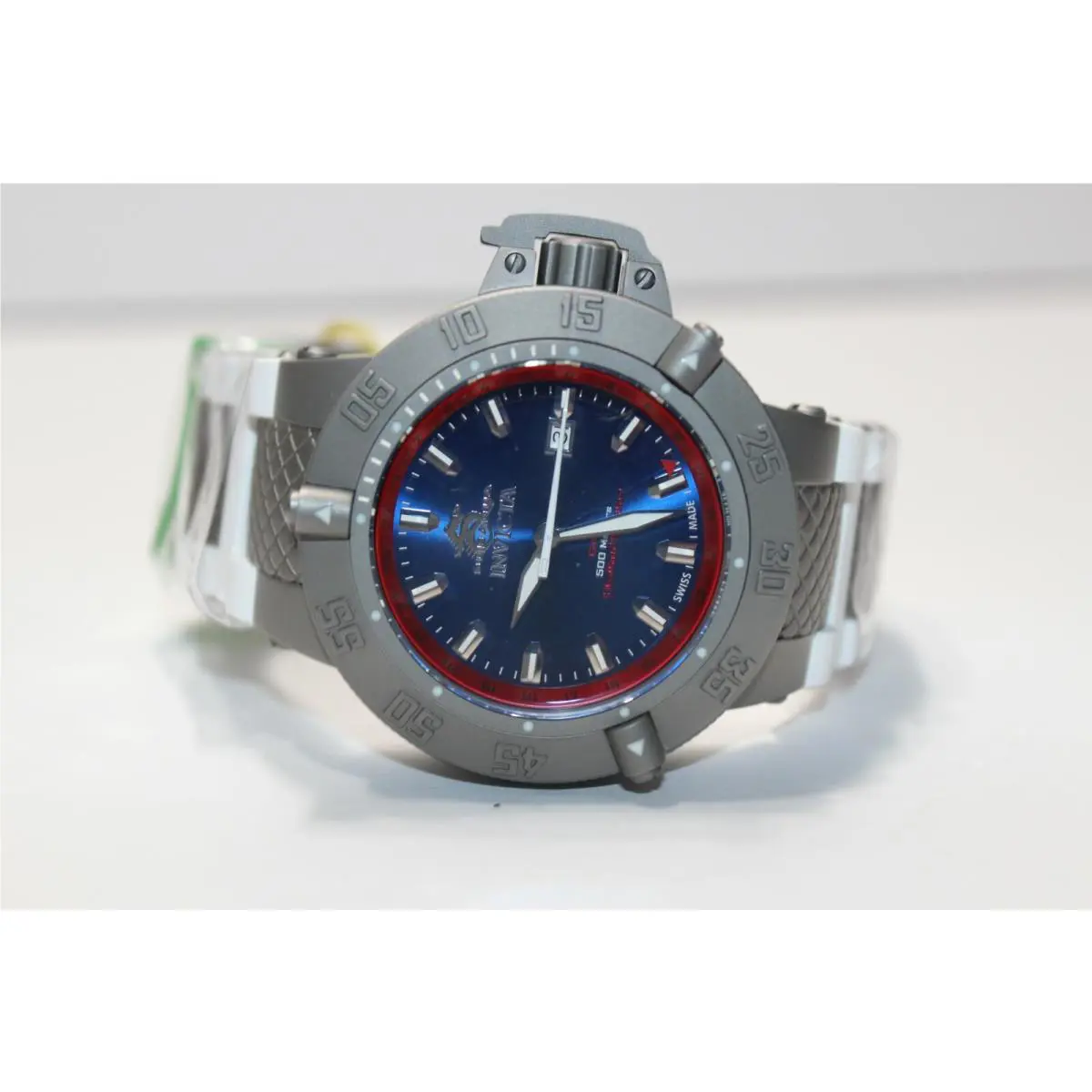 Invicta 1586 Subaqua Noma Iii Quartz 50MM Stainless Case Needs Battery