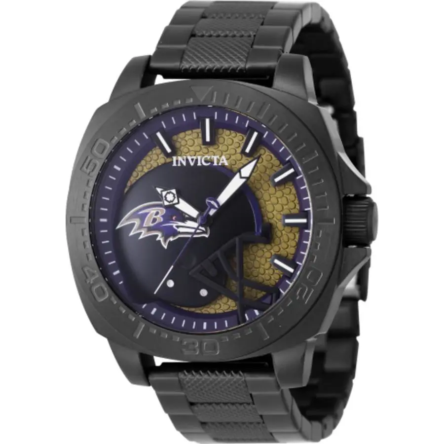 Invicta Nfl Baltimore Ravens Quartz Men`s Watch 47875