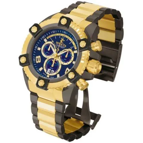 Swiss Made Invicta 13678 Reserve Arsenal Gold Tone SS Chronograph Men`s Watch