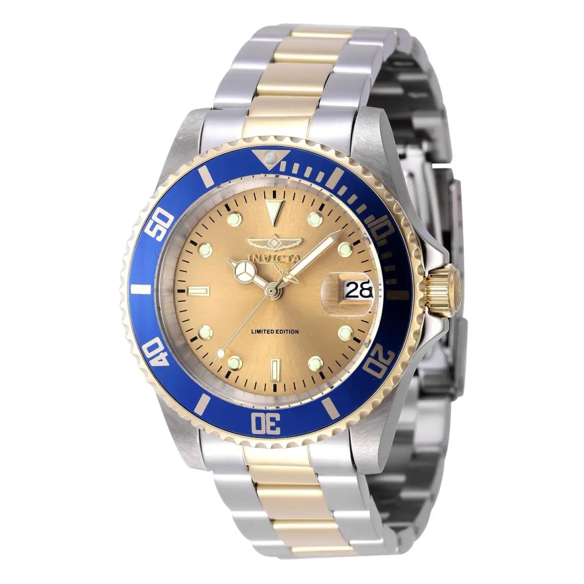 Invicta Pro Diver 47394 Mens 48mm Black Dial Automatic Stainless Steel Watch