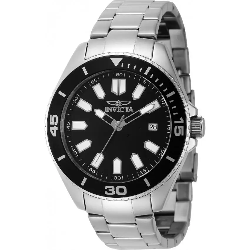 Pro Diver Quartz Black Dial Men`s Watch 46316 by Invicta