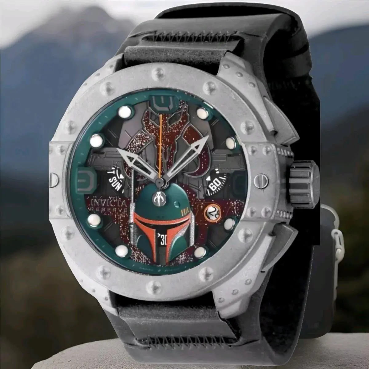 Invicta 39754 Star Wars Boba Fett Swiss Chronograph Steel Limited 52MM