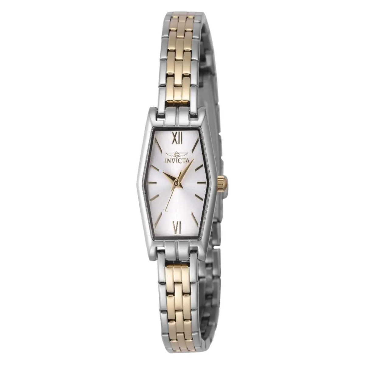 Watch Invicta 48128 Angel Lady 20 Stainless Steel - Dial: Steel, Gold, Band: Gold, steel