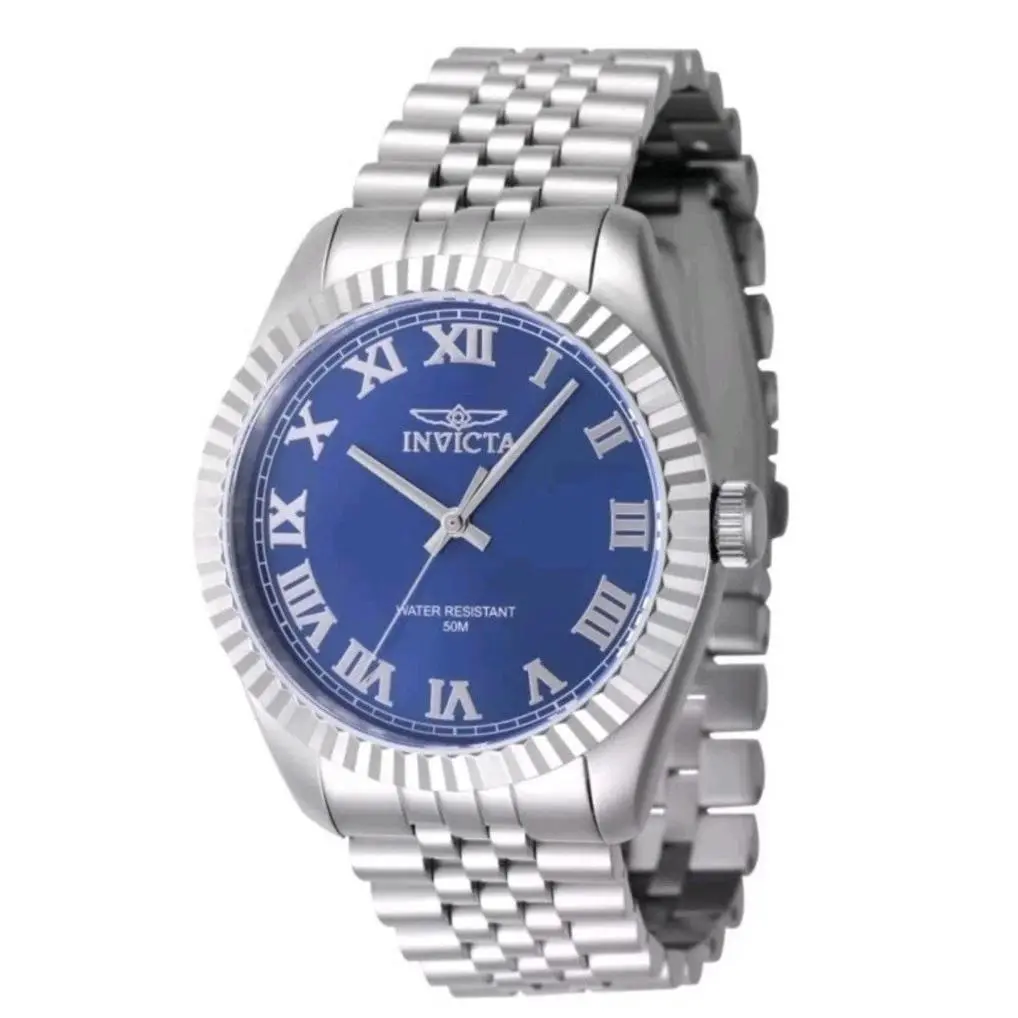 Invicta Men`s Watch Specialty Blue Dial Stainless Steel Bracelet Quartz 47399
