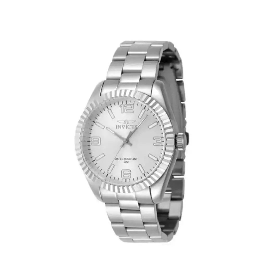 Invicta Women`s 47464 Specialty Quartz 3 Hand Silver Dial Watch