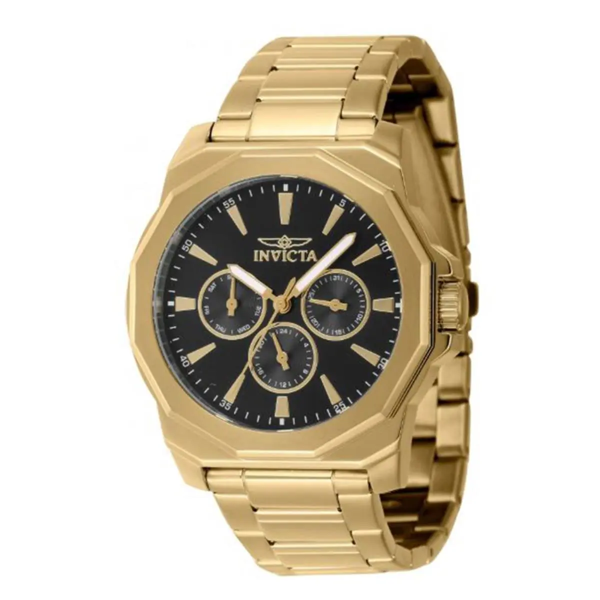 Invicta Men`s 46849 Speedway Quartz Chronograph Black Dial Watch