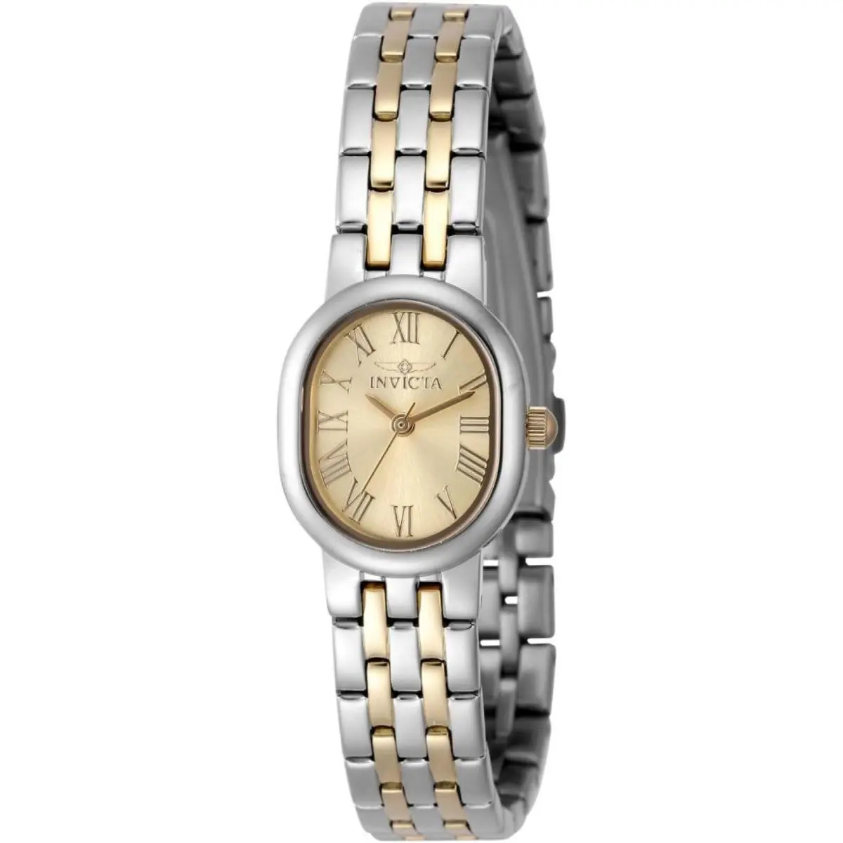 Invicta Women`s 48140 Angel Quartz Gold Dial Two-tone Stainless Steel Watch - Gold, Quartz