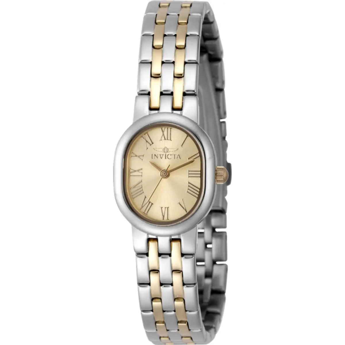 Invicta Women`s Watch Angel Quartz Gold Brass Dial Two Tone Steel Bracelet 48140