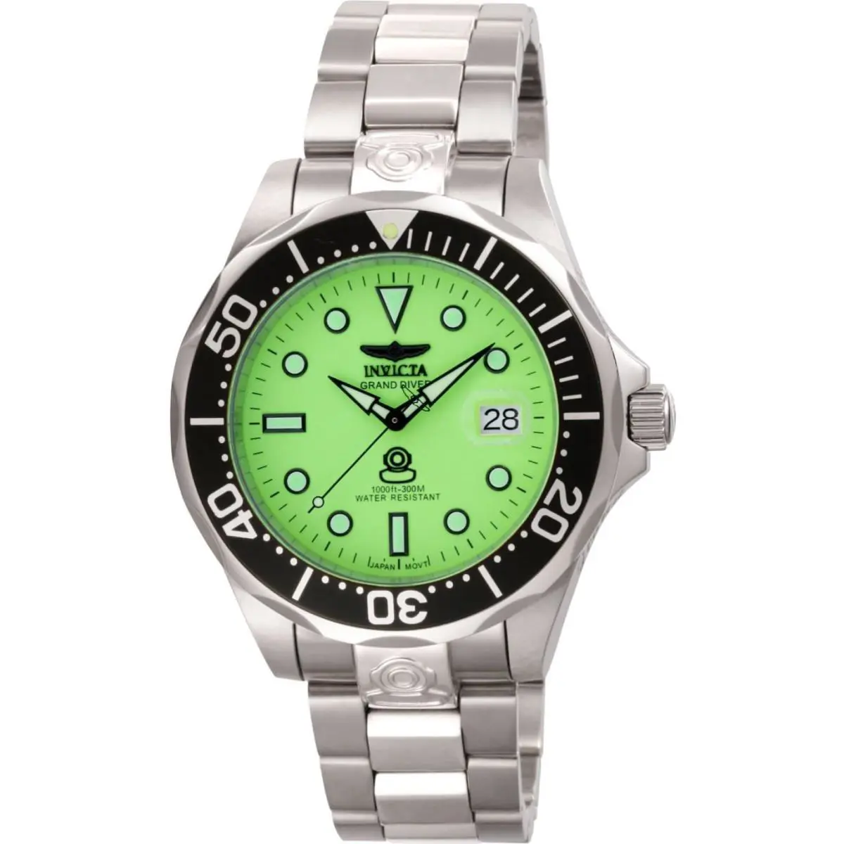 Invicta Pro Diver 10641 Men Automatic 47mm Black Stainless Steel 300m WR