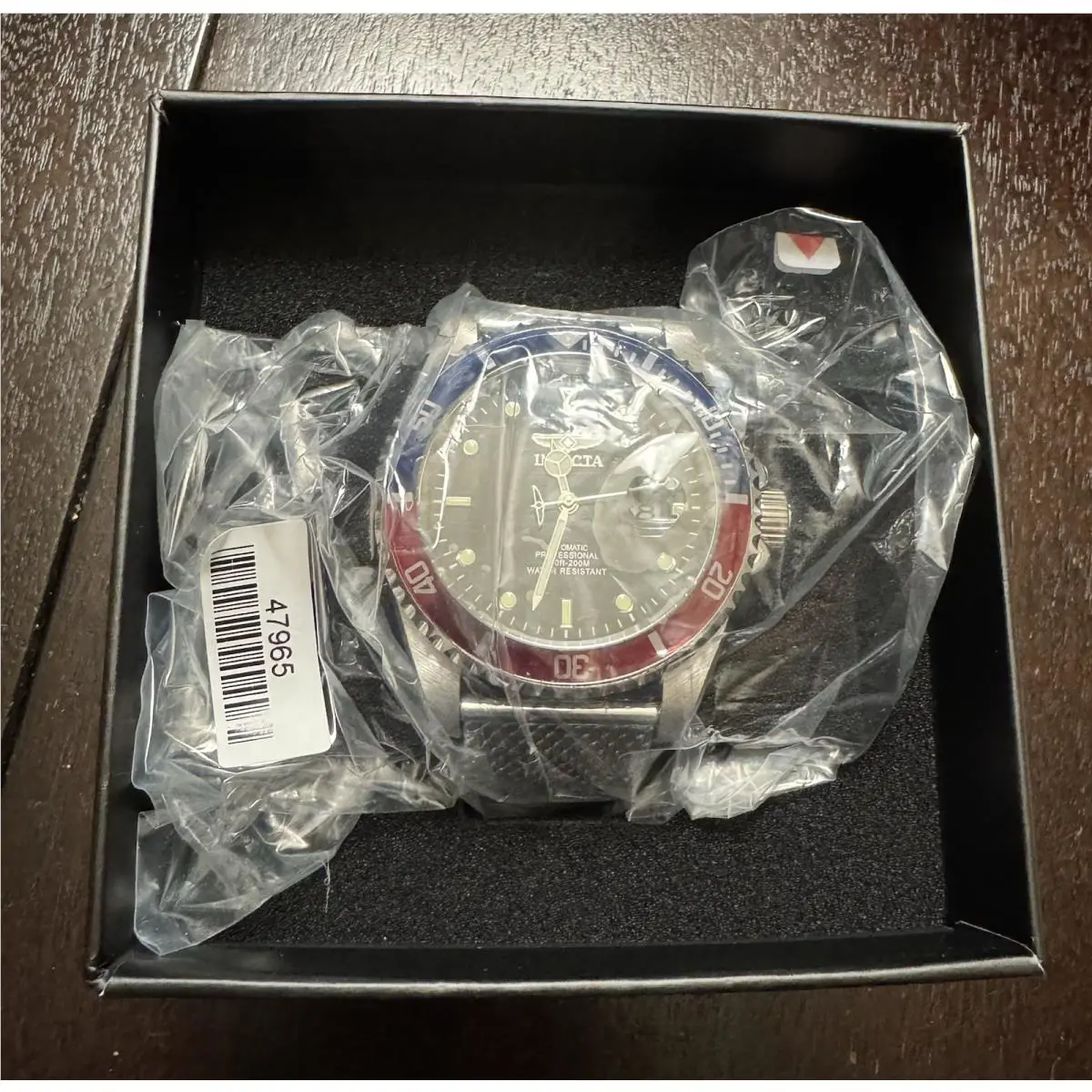 Invicta Grand Diver Automatic Men`s 47mm 200M WR Pepsi Bezel Auto Watch 47965