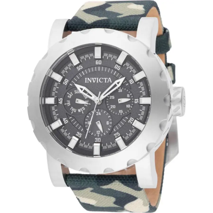 Invicta I-force Quartz Date Day Black Dial Men`s Watch 47581