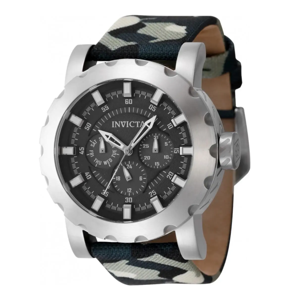 Invicta I-force Commando Men`s 46mm Quartz Watch 47581 Multi-function Camo Strap