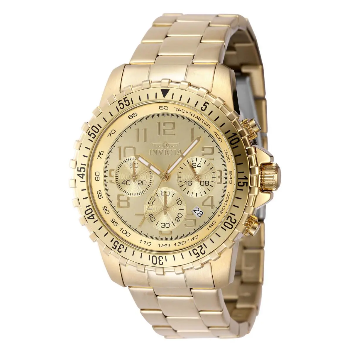 Invicta Specialty 48379 Mens 48mm Black Dial Quartz Stainless Steel Watch