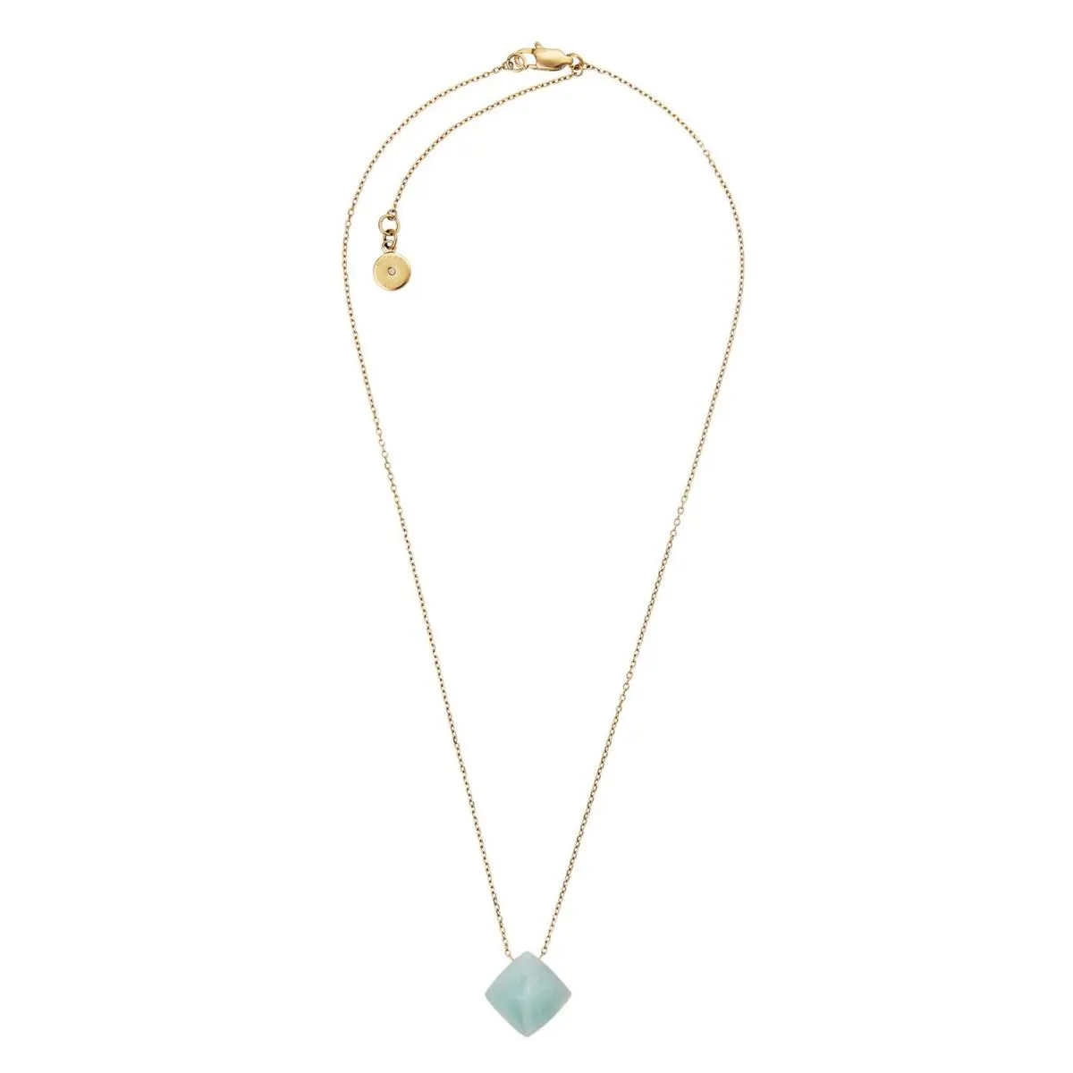 Michael Kors MKJ5251710 Amazonite Pyramid Pendant Necklace
