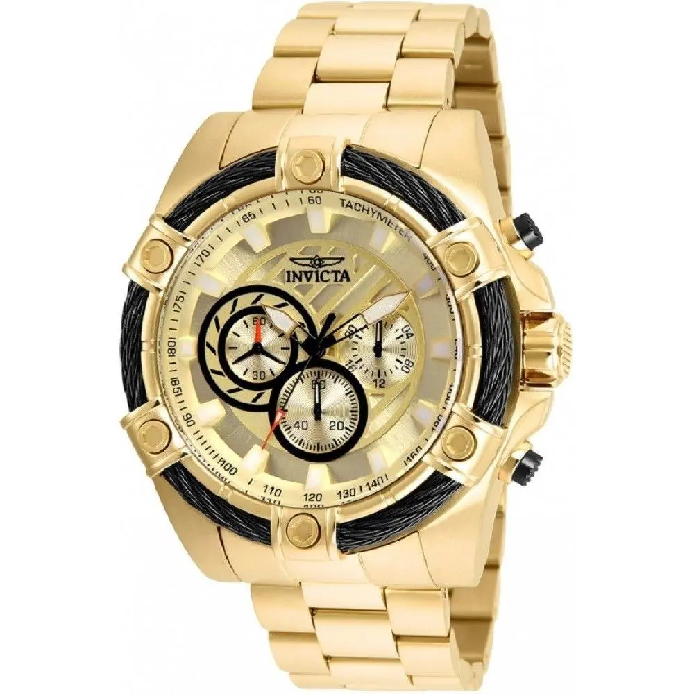 Invicta 25515 Men`s Bolt Quartz Chronograph 52MM Stainless Steel Watch