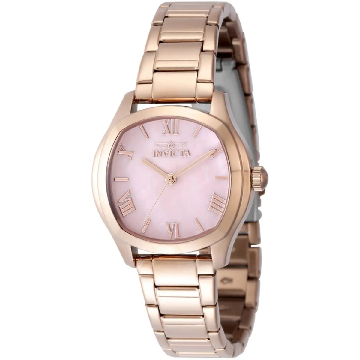 Women`s Watch Wildflower Quartz Pink Mop Dial Rose Gold Bracelet 48240 by Invicta