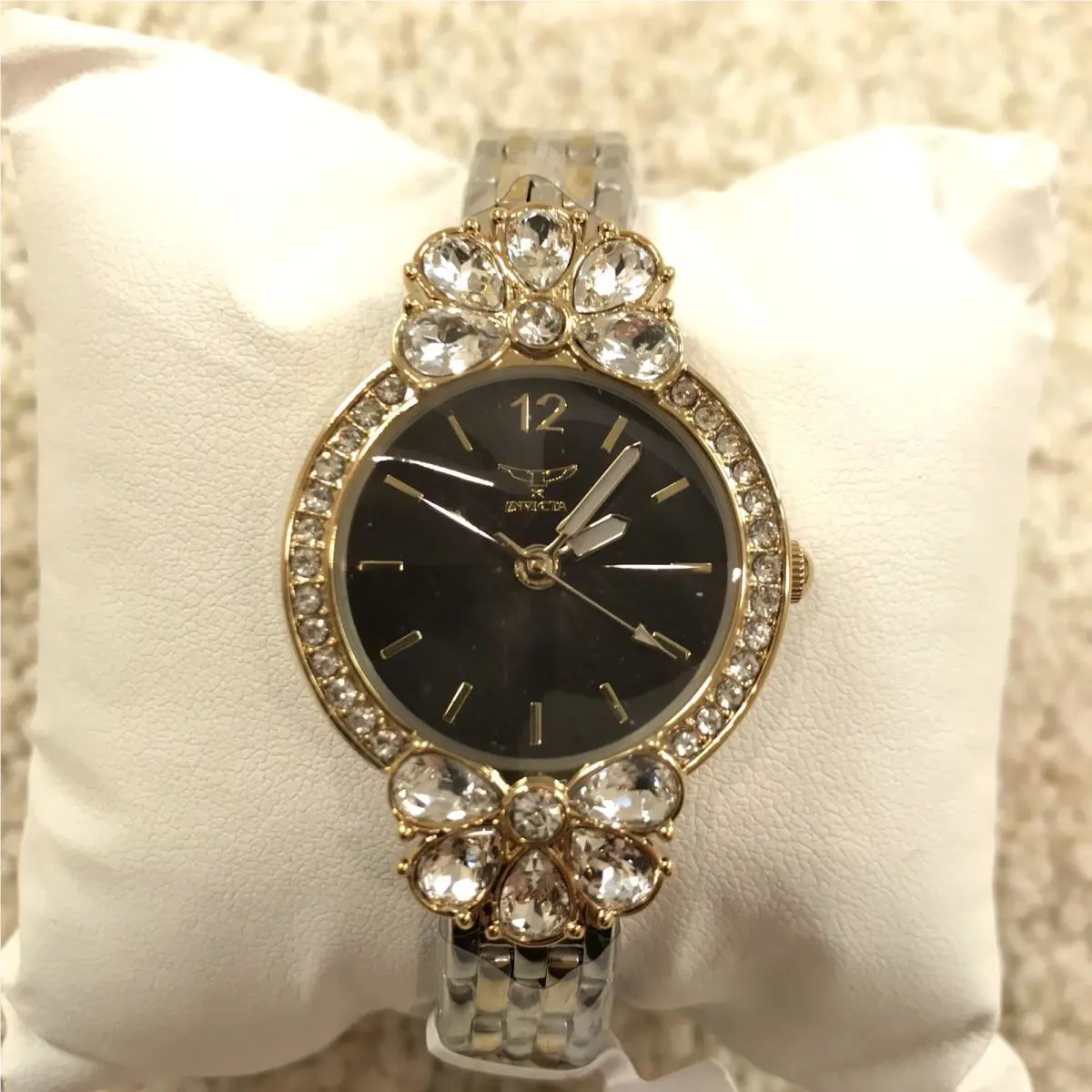 Invicta Wildflower Women`s Watch 30mm Silver Gold 69106 - Band: Gold, Silver
