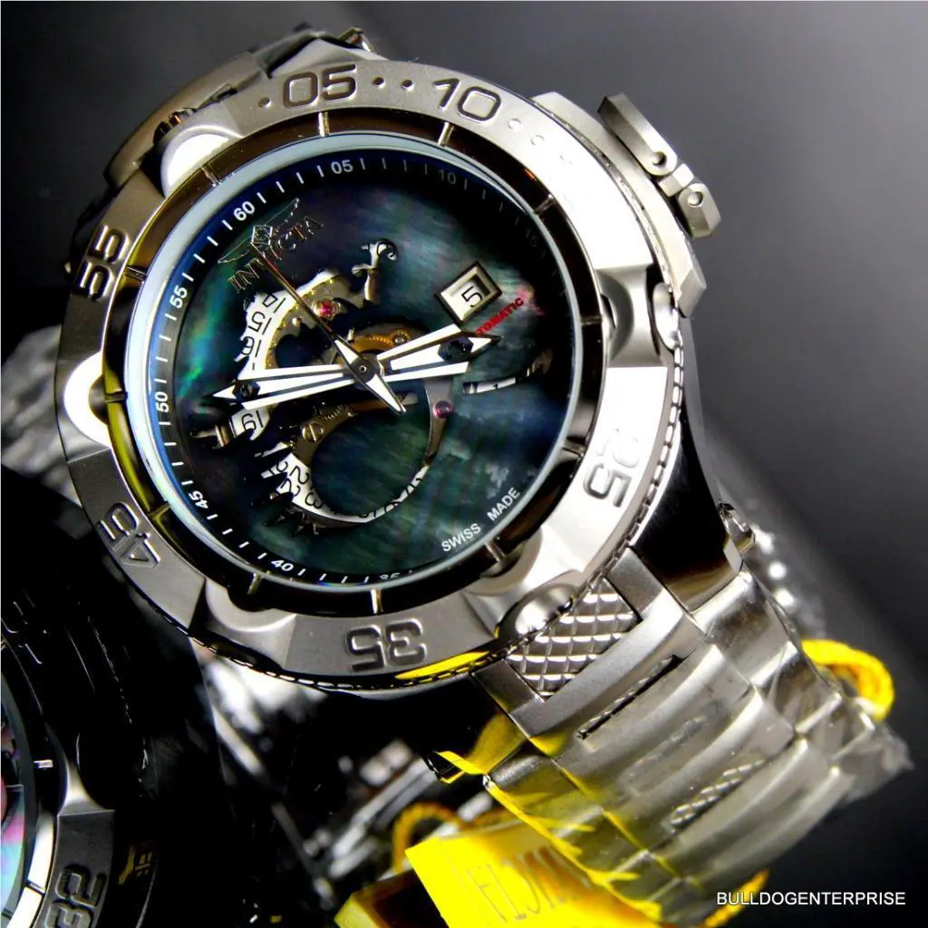 Invicta Subaqua Noma V Swiss Made Dragon Automatic SW200 Mop Steel Watch
