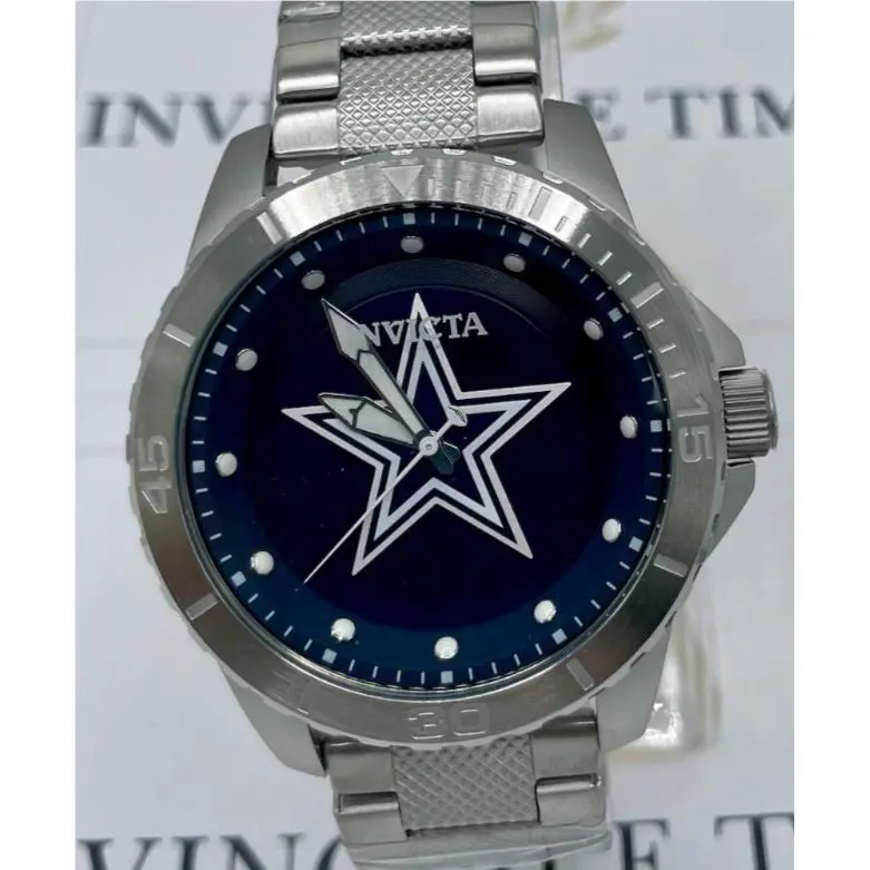 Invicta Watch Nfl Dallas Cowboys 48mm Mens Quartz Bracelet 48083