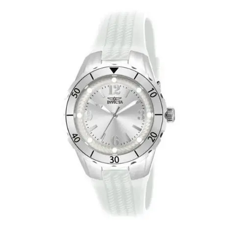 Invicta Angel Halo Women’s Watch 38mm White Dial Stainless Steel Model 17479 - White