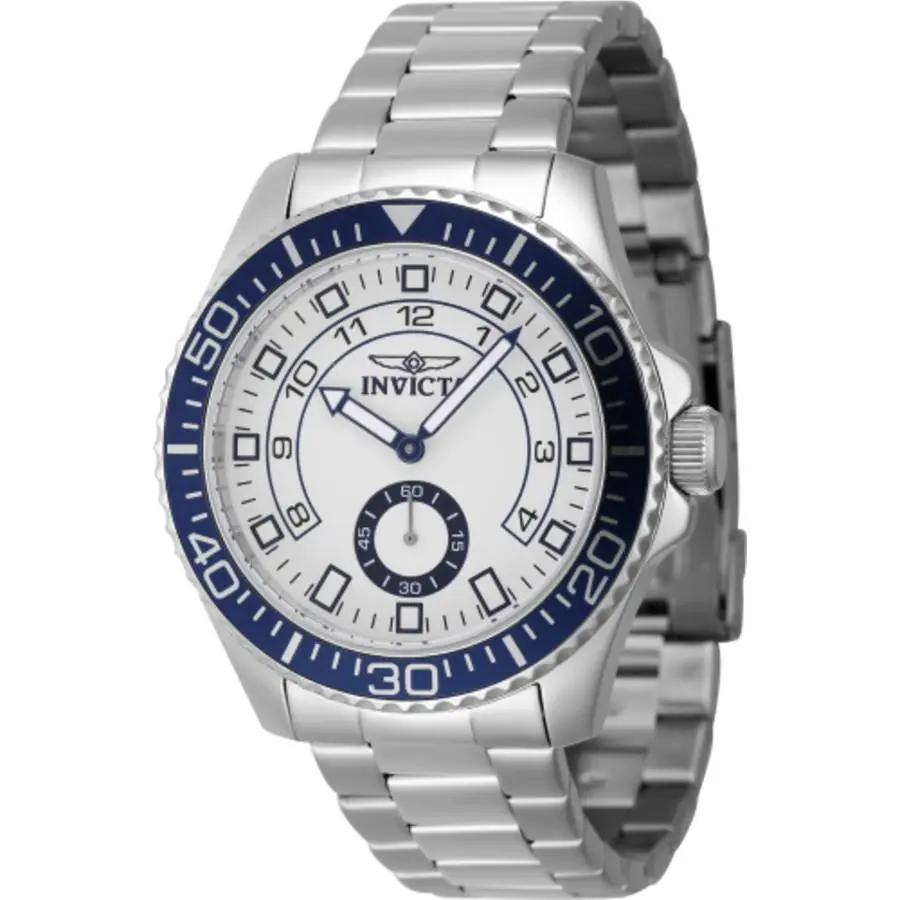 Pro Diver Quartz White Dial Men`s Watch 47124 by Invicta