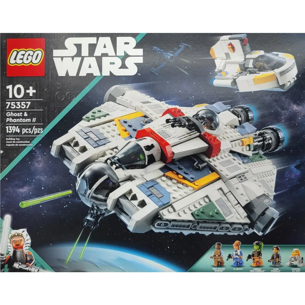 Lego 75357 Star Wars Ghost and Phantom II 1394 Piece Set