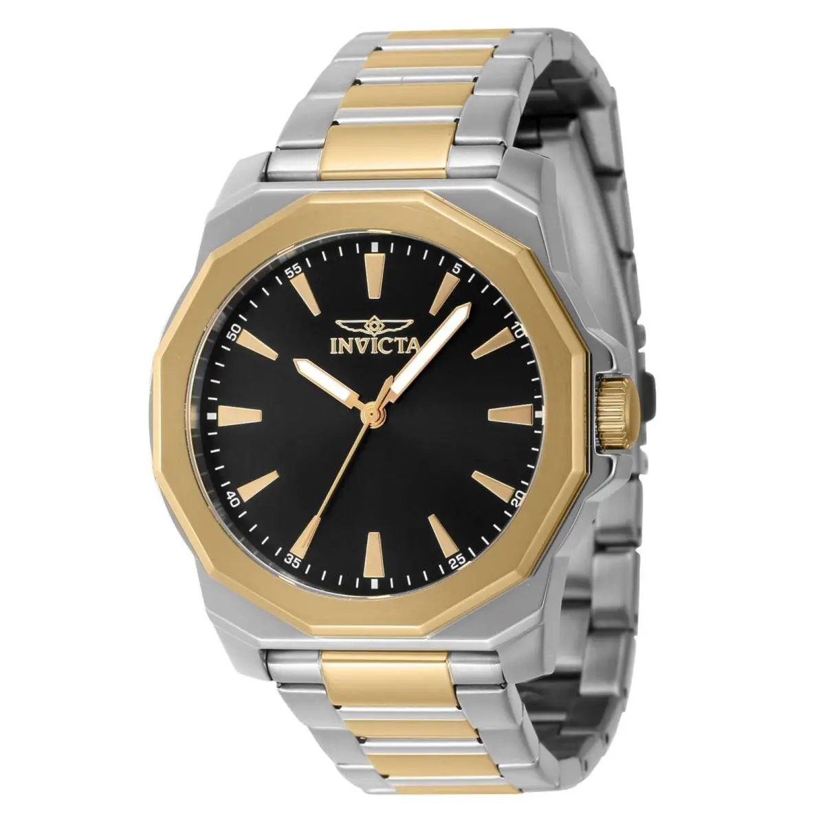 Invicta Men`s Speedway 42mm Stainless Steel Quartz Watch Two Tone Model 46834