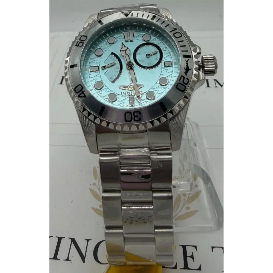 Pro Diver 43mm Men’s 49715 Aqua Blue Dial 100m Stainless Steel by Invicta