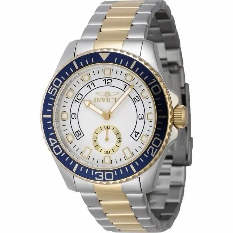 Invicta Pro Diver Command Men`s Watch White Dial - 44mm Two-tone Model 47127