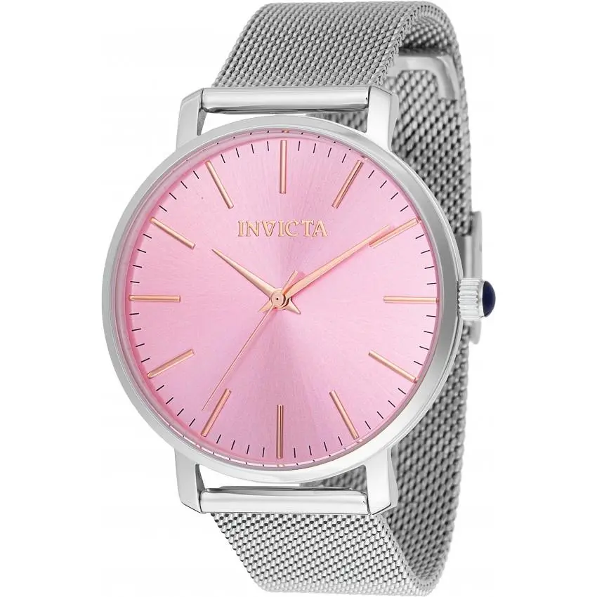 Invicta Angel Quartz Pink Dial Ladies Watch 48843
