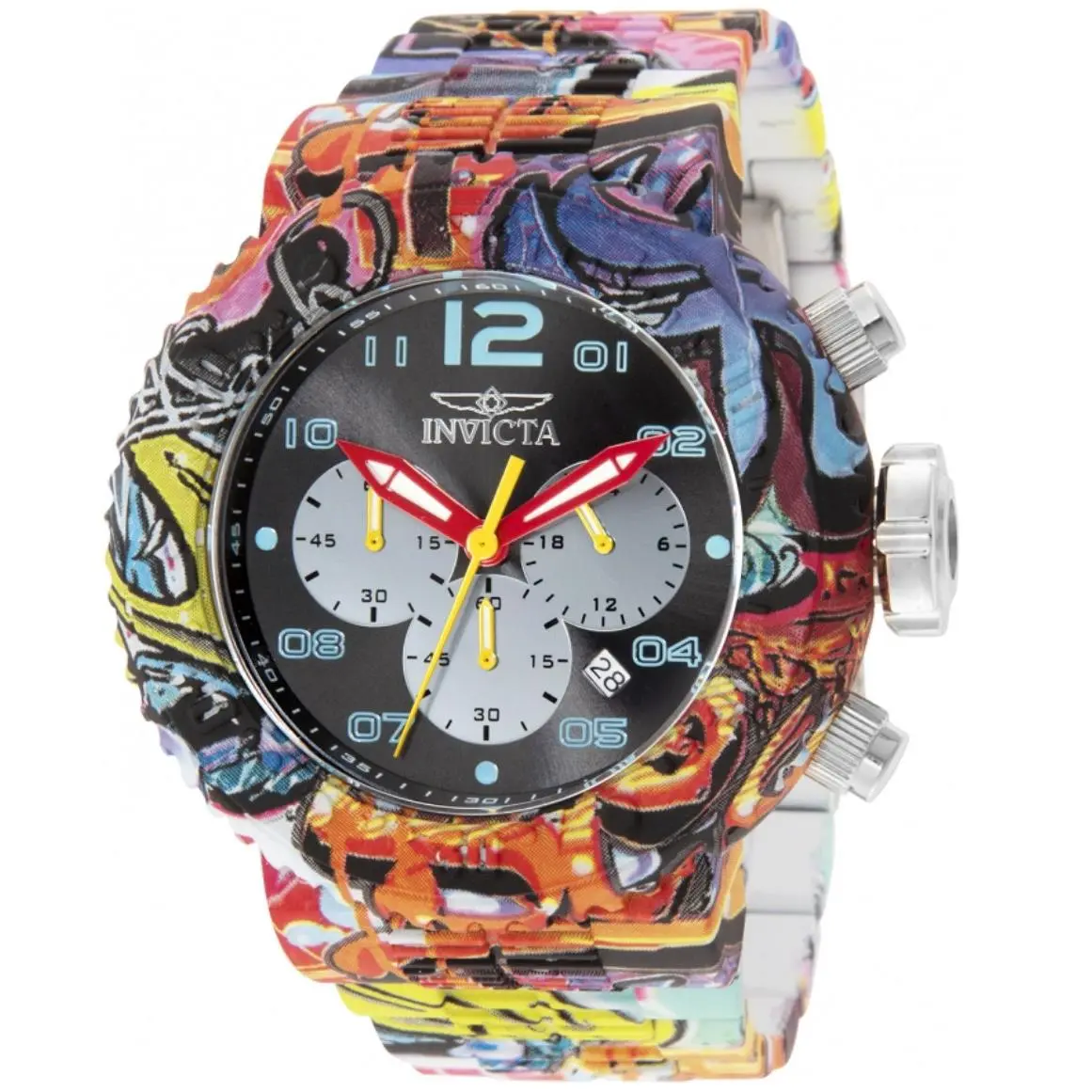 Invicta Pro Diver Hydroplated Men`s 52mm Exclusive Chronograph Watch 36779
