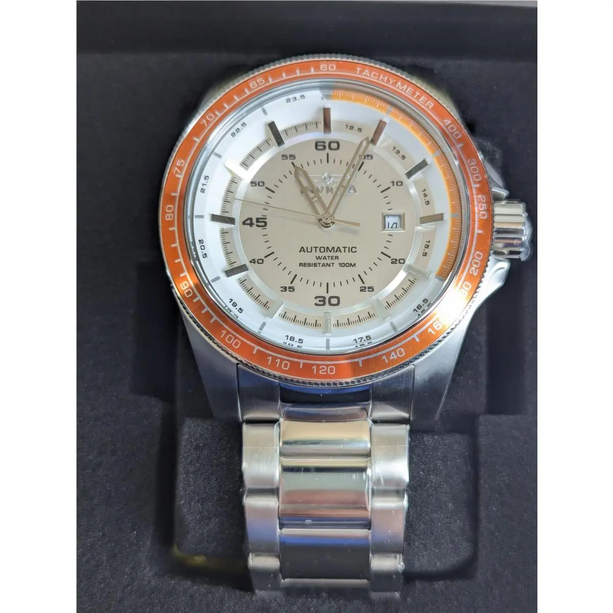 Invicta Speedway High Bank Automatic Men`s Watch 50mm Stainless Steel
