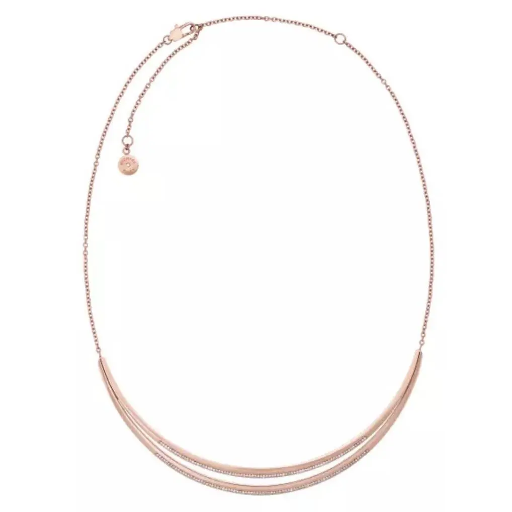 Michael Kors Rose Gold Tone Beyond Brilliant Necklace MKJ6749791