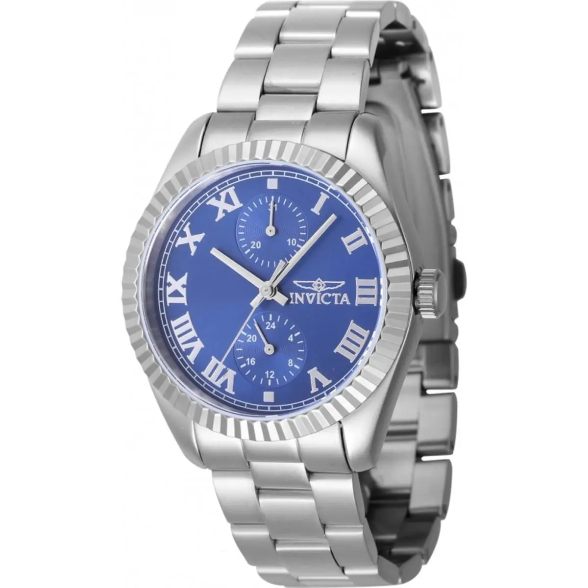 Invicta Women`s Watch Specialty Quartz Blue Dial Stainless Steel Bracelet 47437