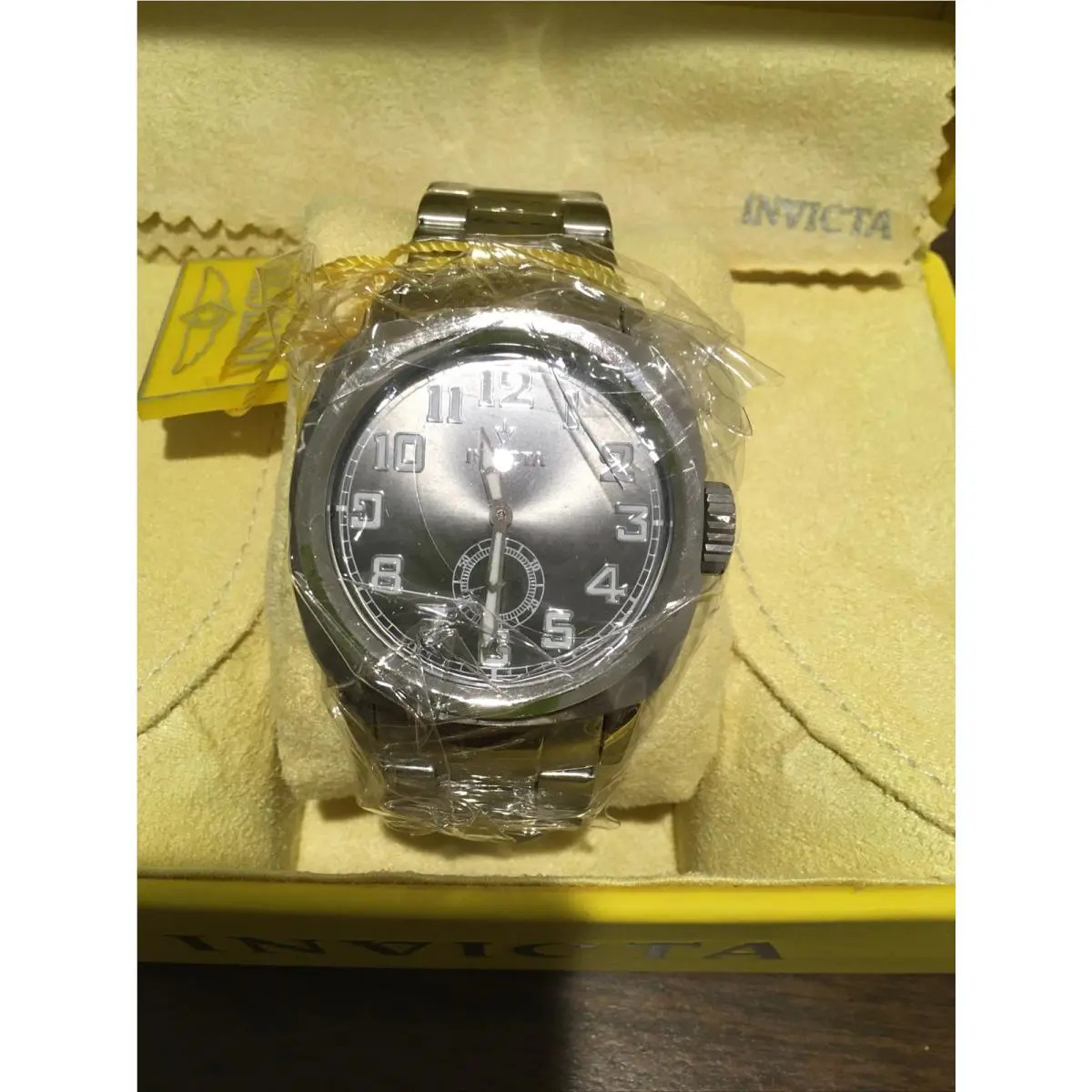 Invicta 15080 48mm Vintage Quartz Stainless Steel Bracelet Mens Watch