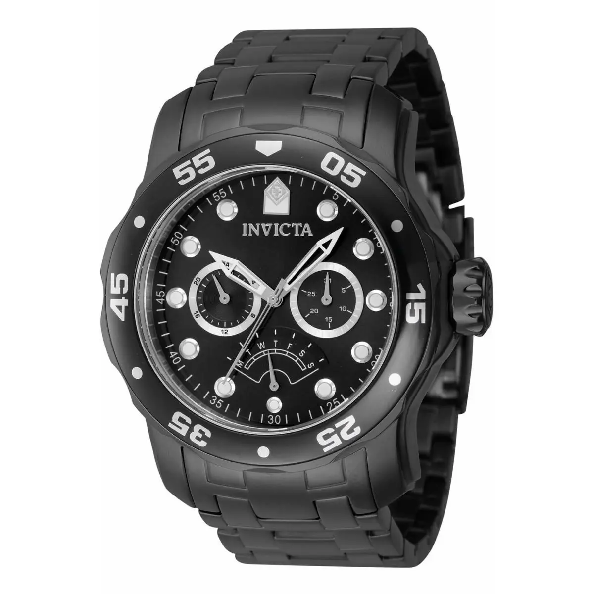Invicta Men`s Pro Diver 48mm Stainless Steel Quartz Watch Black Model: 47000