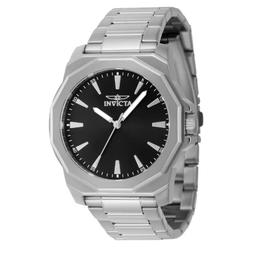 Invicta Speedway Dominus 46831 Men`s Watch Black Dial Steel 42mm Quartz