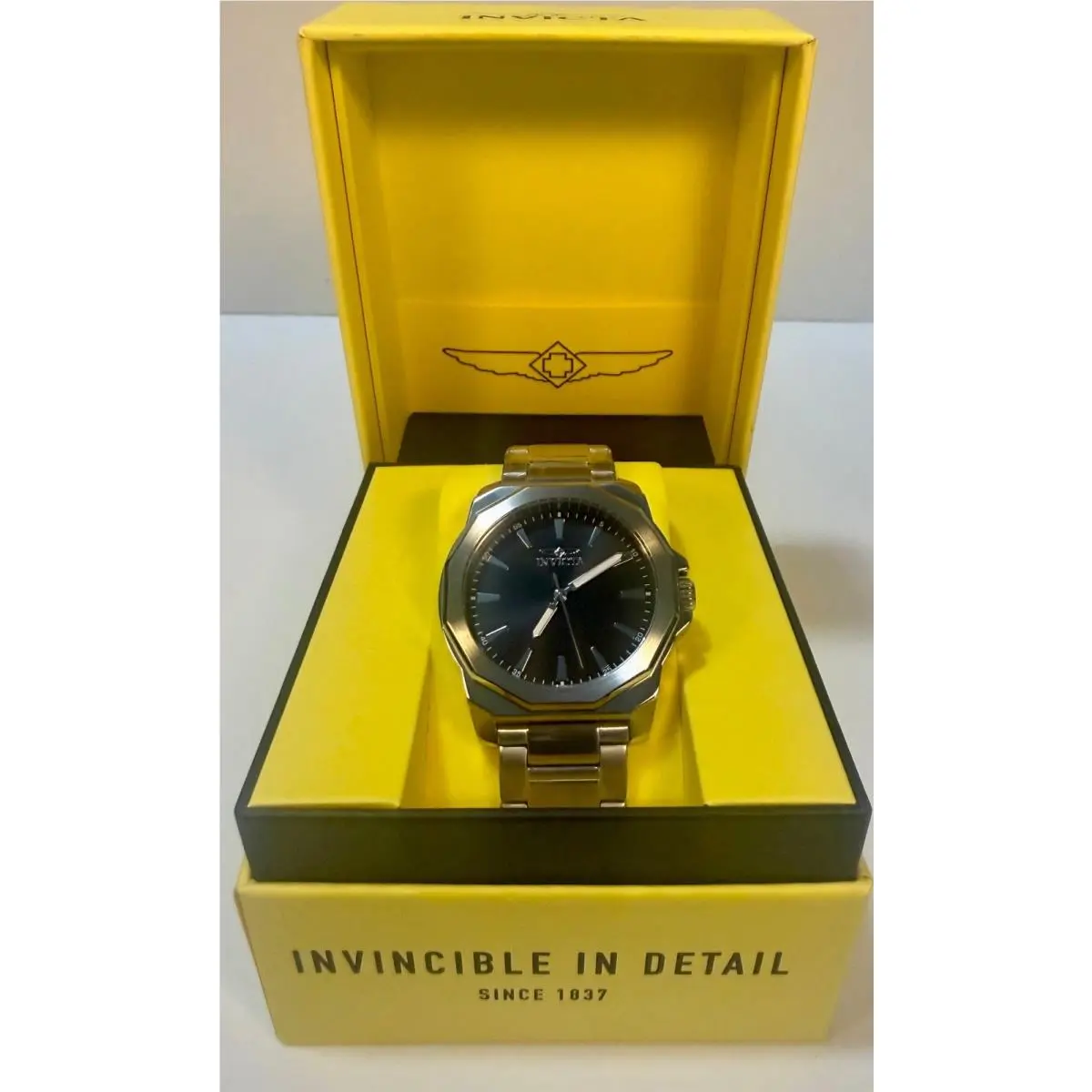 Invicta 46831 Speedway Dominus 42mm Black Dial 12mm Thick 22mm Lug Quartz Beast