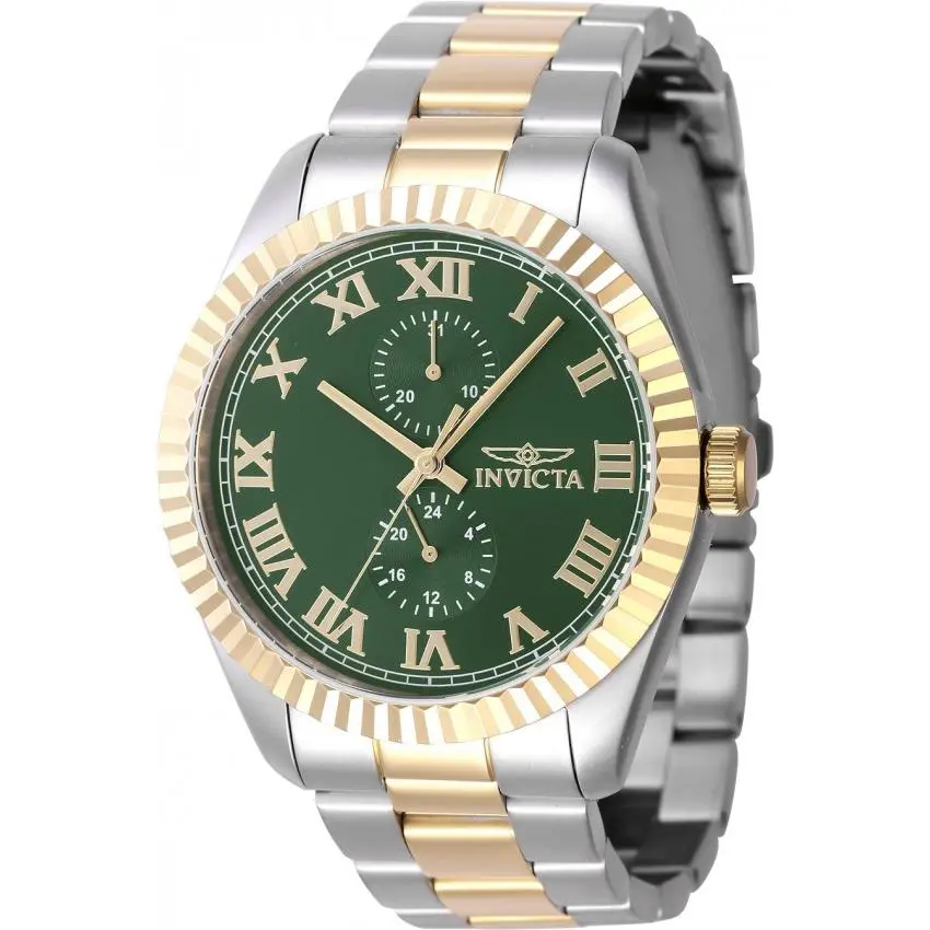 Specialty Gmt Quartz Green Dial Men`s Watch 47427 by Invicta