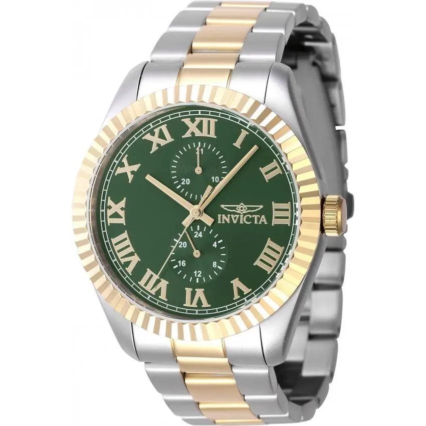 Invicta Specialty Gmt Quartz Green Dial Men`s Watch 47427