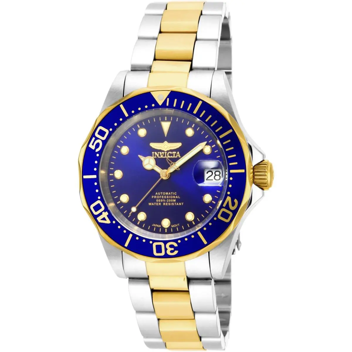Invicta Men`s 17042 Pro Diver Analog Display Japanese Automatic Two Tone Watch