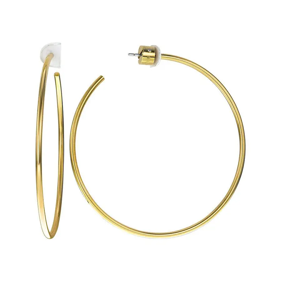 Michael Kors 1.6 Outlets Hoop Earrings Yellow Gold Stainless Steel MKJ4828710