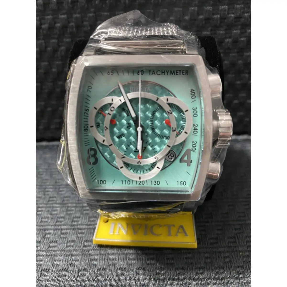 Invicta Model #46009 48mm S1 Rally Swiss Quartz Chrono Glass Fiber Dial Watch Model 46009