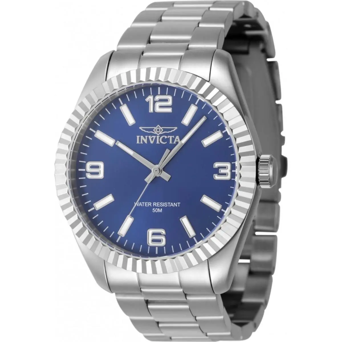 Men`s Watch Specialty Quartz Blue Dial Stainless Steel Bracelet 47451 by Invicta