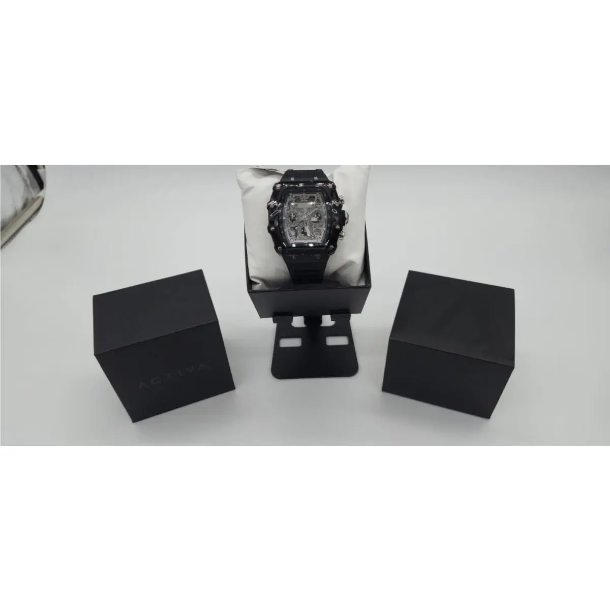 Activa X  Men`s Watch w/ Skeleton Dial - 44.3mm Black ACW2305-007 by Invicta