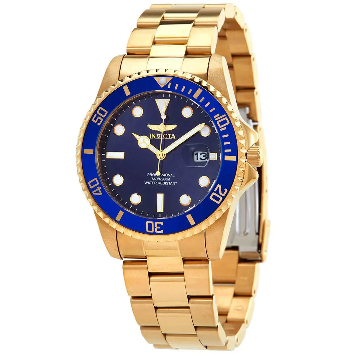 Invicta Pro Diver Quartz Blue Dial Men`s Watch 33270