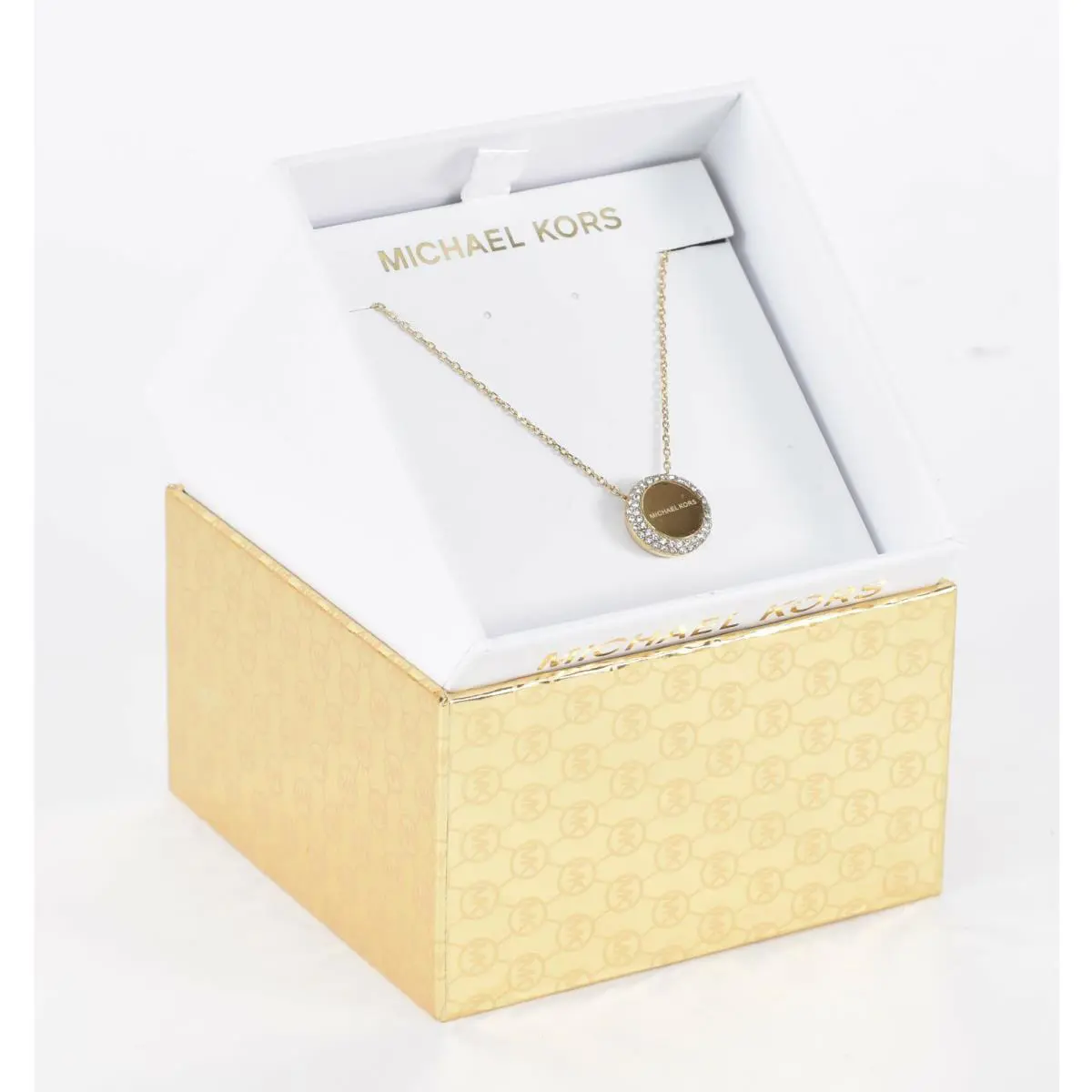 Michael Kors MKJX6178710 Brilliance Pave` Gold-tone Necklace H10